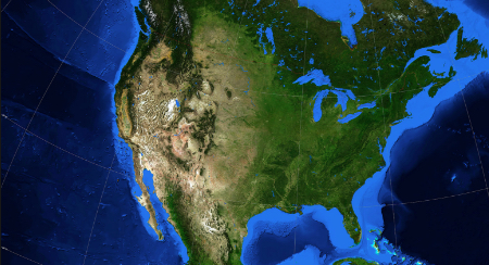 america north satellite